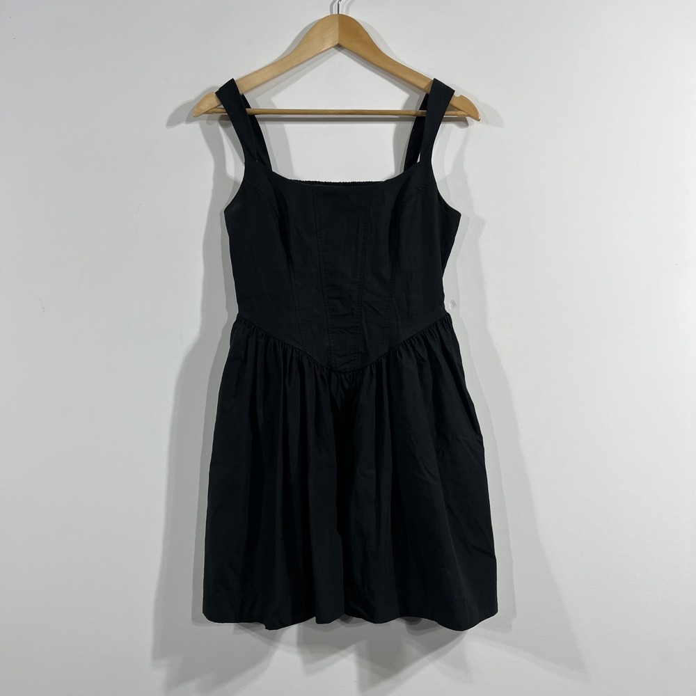 Womens‎ Basque Waist Fairy Grunge Y2K Corset Smocked Mini Dress Womens XS